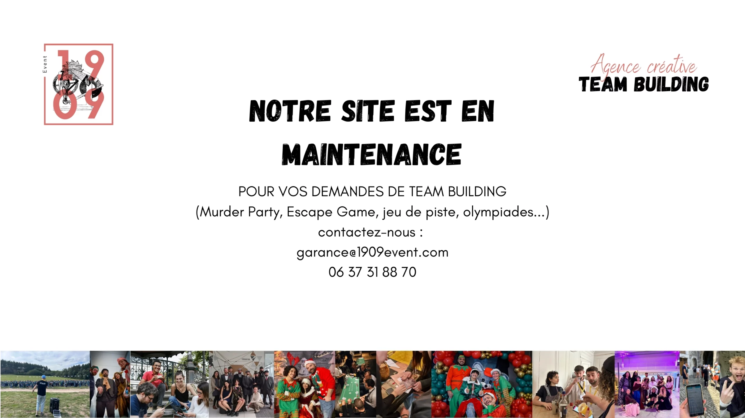 Notre site est en maintenance